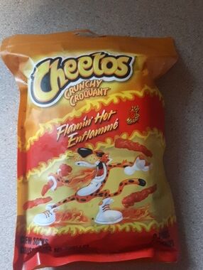 Cheetos Crunchy Flamin' Hot 2 Pairs of Crew Socks Mens 8-12
